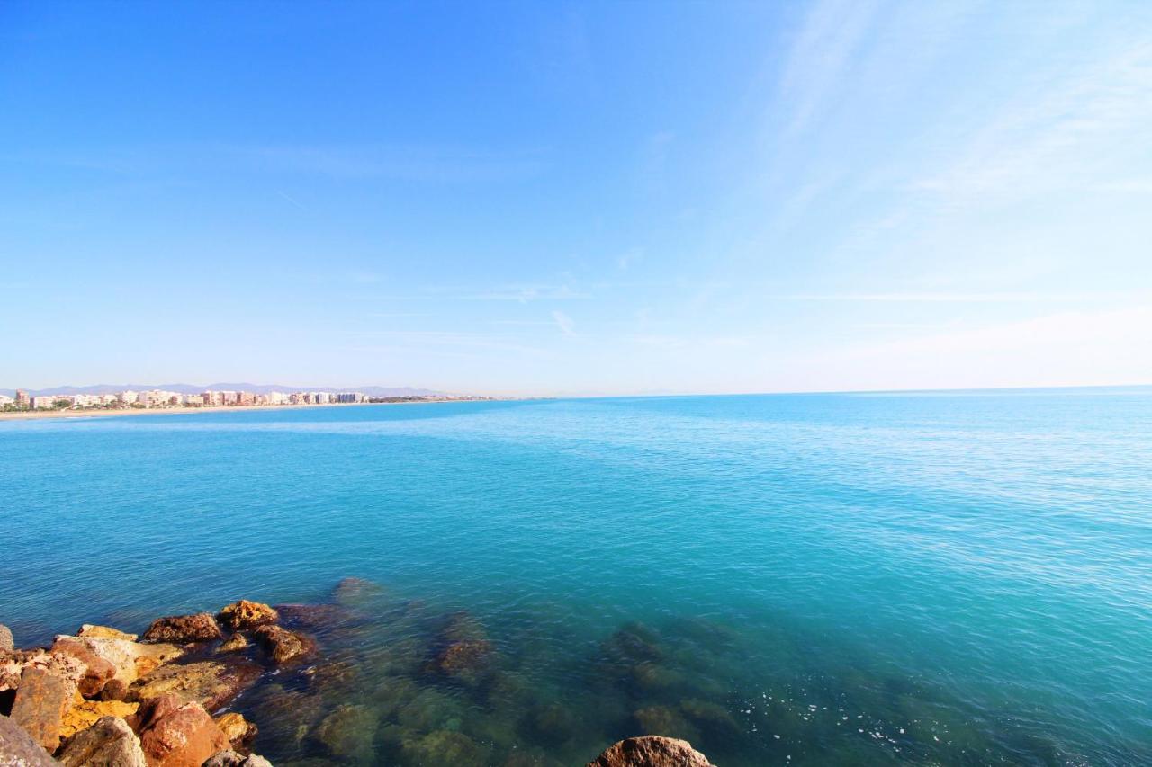 Global Properties, Moderno Apartamento A 3 Minutos De La Playa Puerto de Sagunto Bagian luar foto